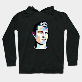 Cristiano ronaldo cool pop art Hoodie